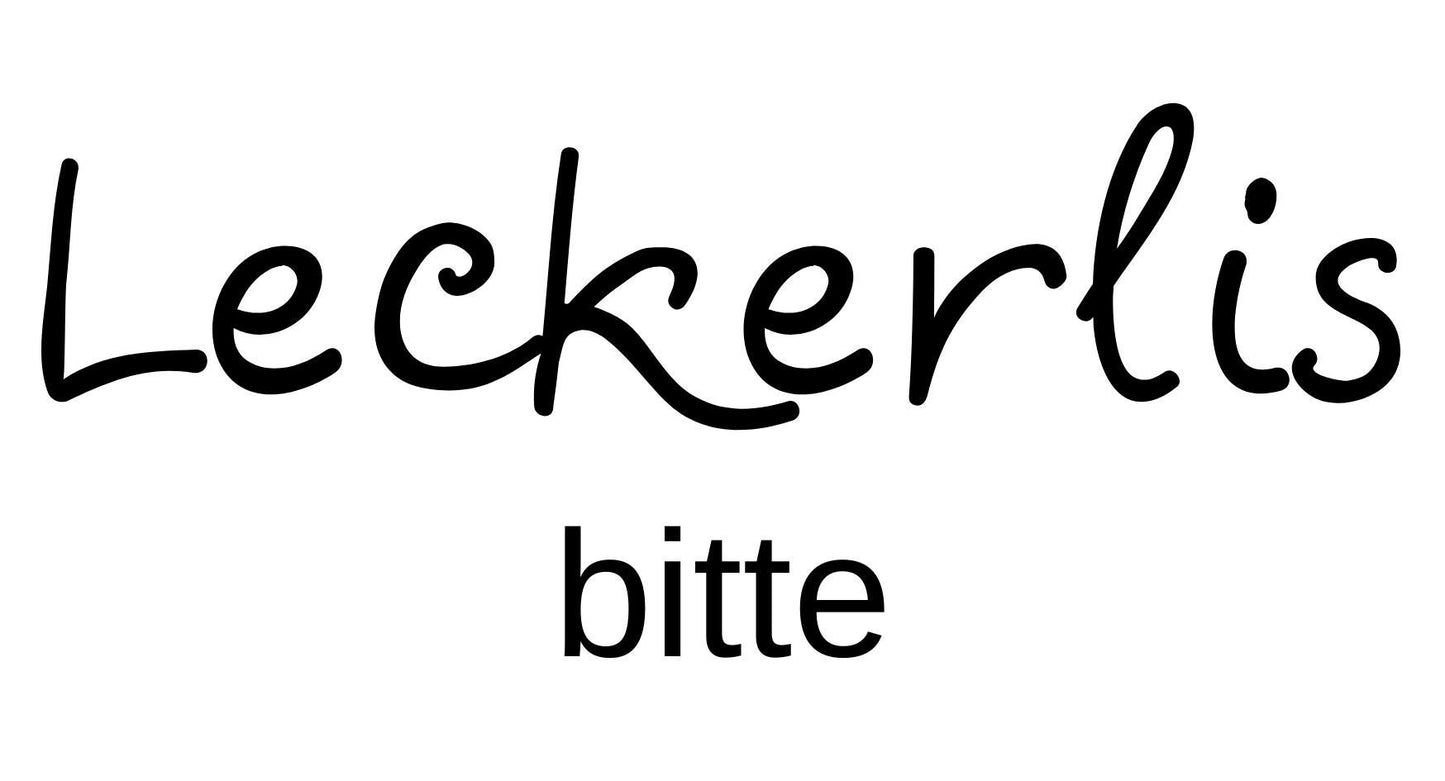 LECKERLIGLAS MIT GRAVUR