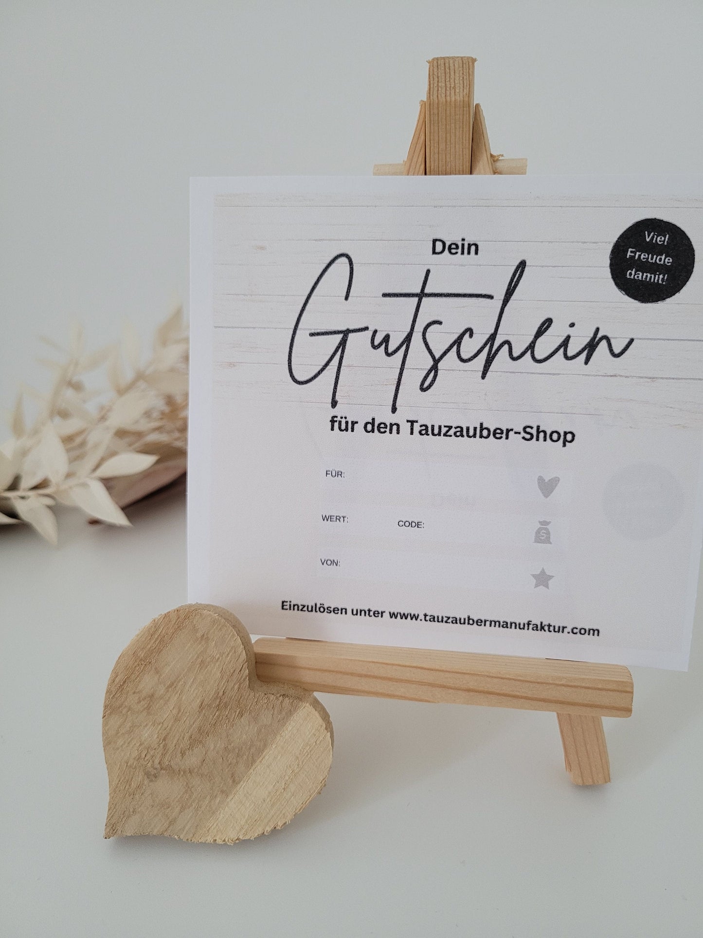 Tauzauber Gutschein - Die perfekte Geschenkidee
