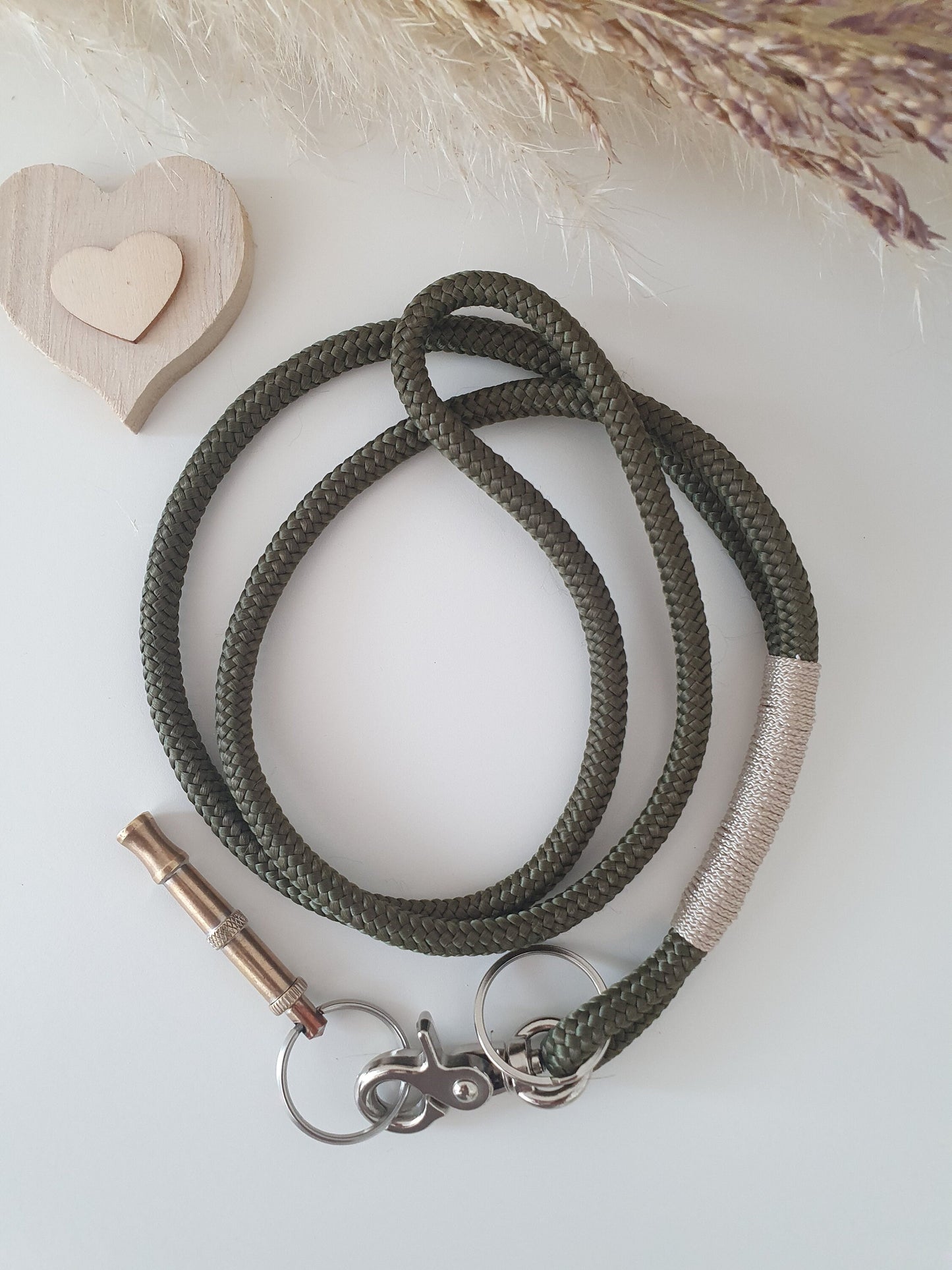 Dog set leash + dog whistle