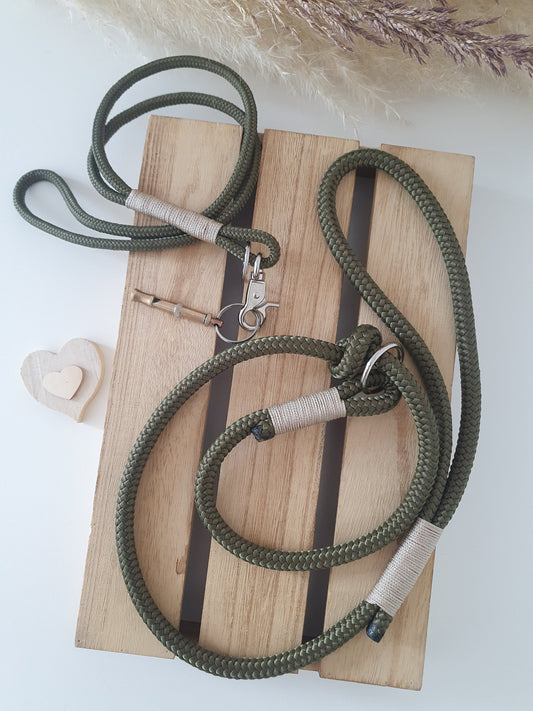 HUNDESET FÜHRLEINE & HUNDEPFEIFE