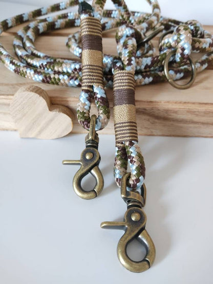 Rope towline in camouflage look with brown and gold | TOWLINE WANDERGLÜCK