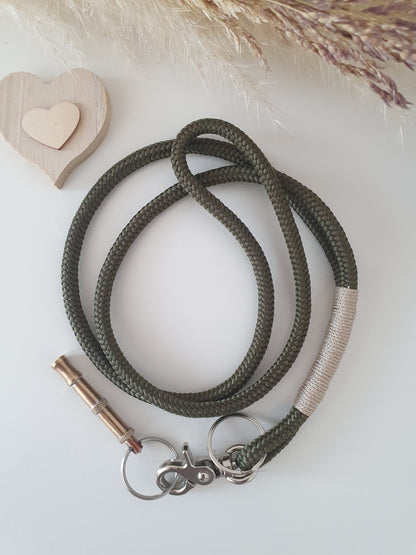 Dog set leash + dog whistle