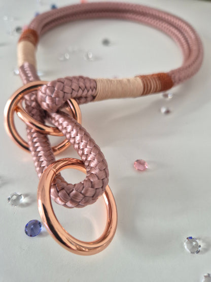 ZUGSTOPP HALSBAND RUBIN (8mm Tau)